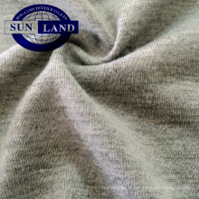 Tissu imperméable de jersey du coton knitting100 150gsm tricot pour des vêtements de pêche